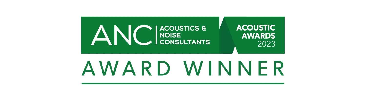 Image showing ANC Acoustics Award Winner 2023 banner